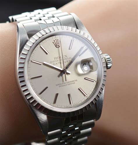 rolex oyster perpetual datejust 36mm vintage 1990 watch|Rolex Datejust 36mm for sale.